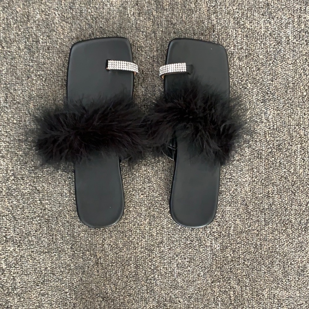 Black Sandals from Shien Size 7